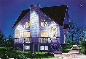 

Four-Season Cottage
1148 sq. ft.; 1 Bedroom; 2 Baths  
This stunning country cottage has a heart of gold, with plenty of windows to bring in a wealth of natural light. Open planning allows the first-floor living and dining room to share the wide views of the outdoors. 
National Average Cost to Build: $126,280.00
