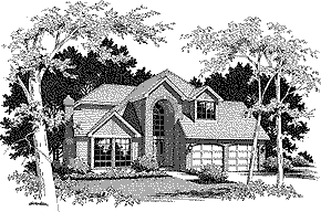 

Efficient Zone Planning
1900 sq. ft.; 3 Bedrooms; 3 Baths  
This adapted Tudor-style design will fit a narrow lot and offers an efficient and stylish floor plan. A family room to the rear of the plan invites informal gatherings and casual conversation with its cozy fireplace. 
National Average Cost to Build: $209,000.00
Mirror Reverse +$50 
Summary Cost Report +$29.95 
EPCM Detail Set +$39.95  