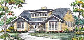 

Bungalow Built for Two (Or More!)
2097 sq. ft.; 2 Bedrooms; 2 Baths  
Details make the difference in this darling two-bedroom-or make it a three-bedroom-bungalow. From the front covered porch to the rear porch with decorative railings and stairs, this home offers a sense of comfortable elegance. 
National Average Cost to Build: $230,670.00
